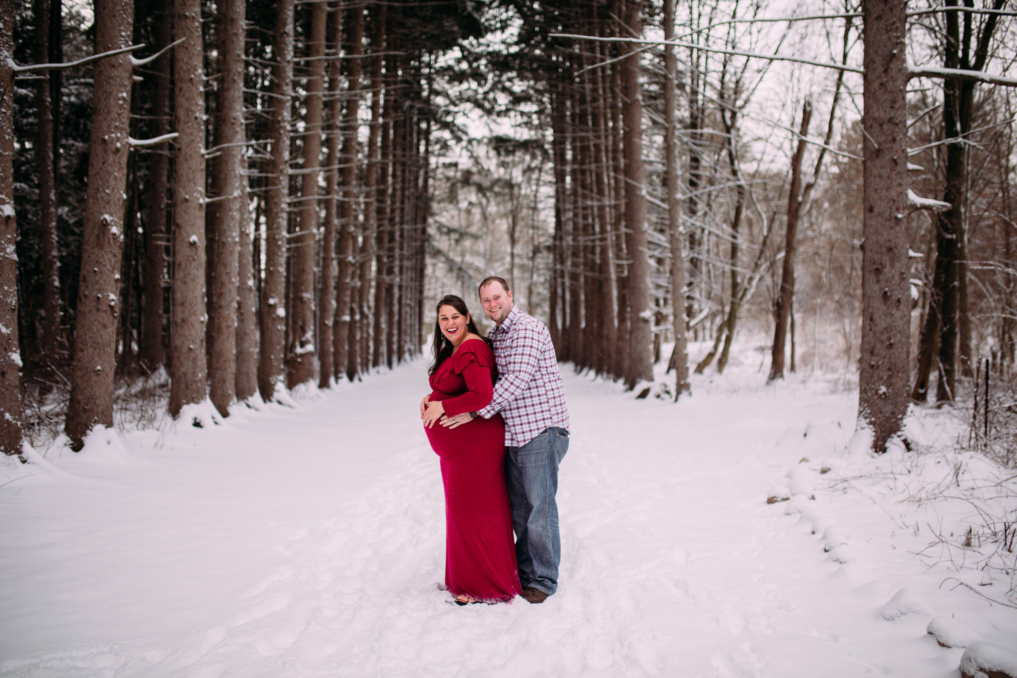 stoney creek metro park maternity session